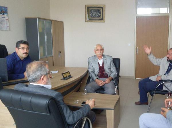 Mehmet BURGAZ  ve Halil ÖZCAN Beylerin Okul Müdürümüzü Ziyaretleri